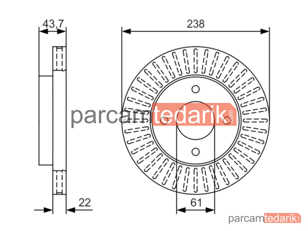 BOSCH 0986479T42 | Fren Diski