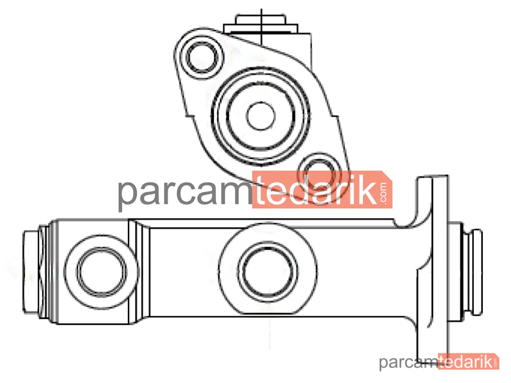 BOSCH 0986486000 | Debriyaj Merkez Silindiri — Lada Nova, Lada Toscana, Lada 1200-1600