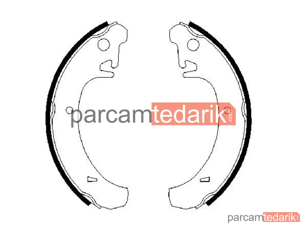 BOSCH 0986487219 | Fren Balatası (Arka) — Lada Samara, Lada 110, Lada 111