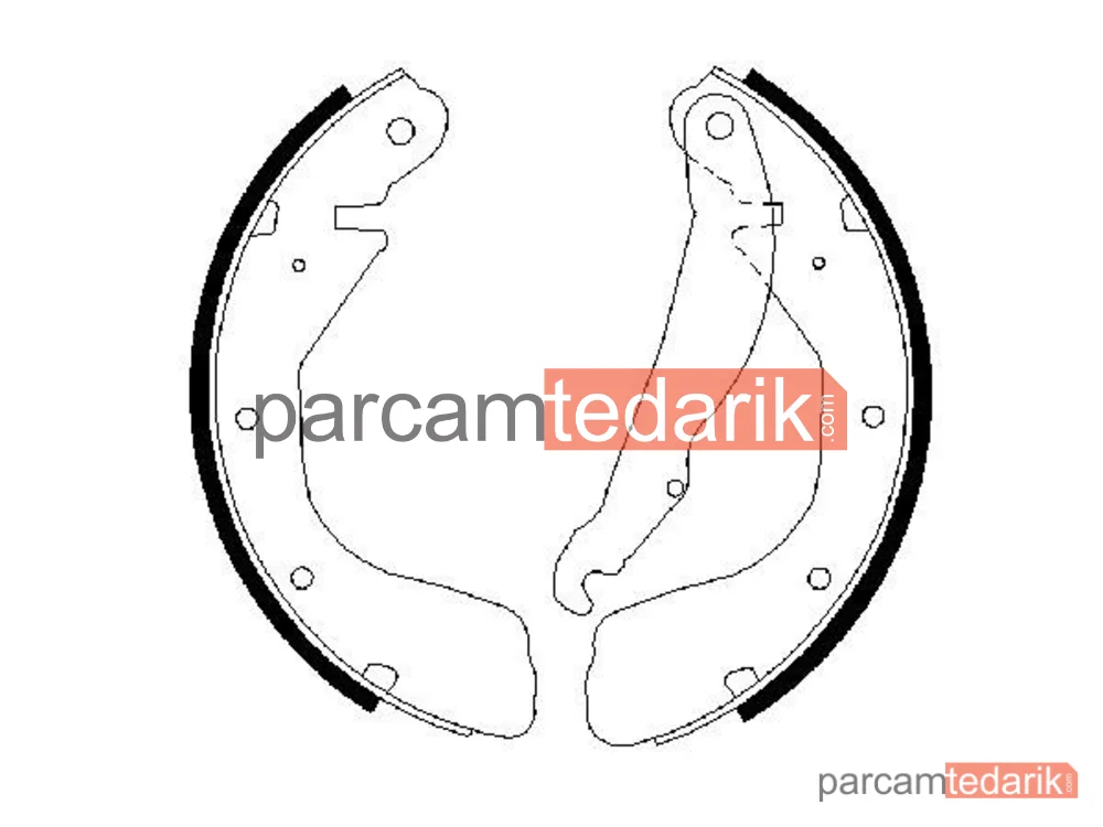 BOSCH 0986487263 | Fren Balatası — Opel Corsa A, Opel Astra F, Opel Corsa A TR