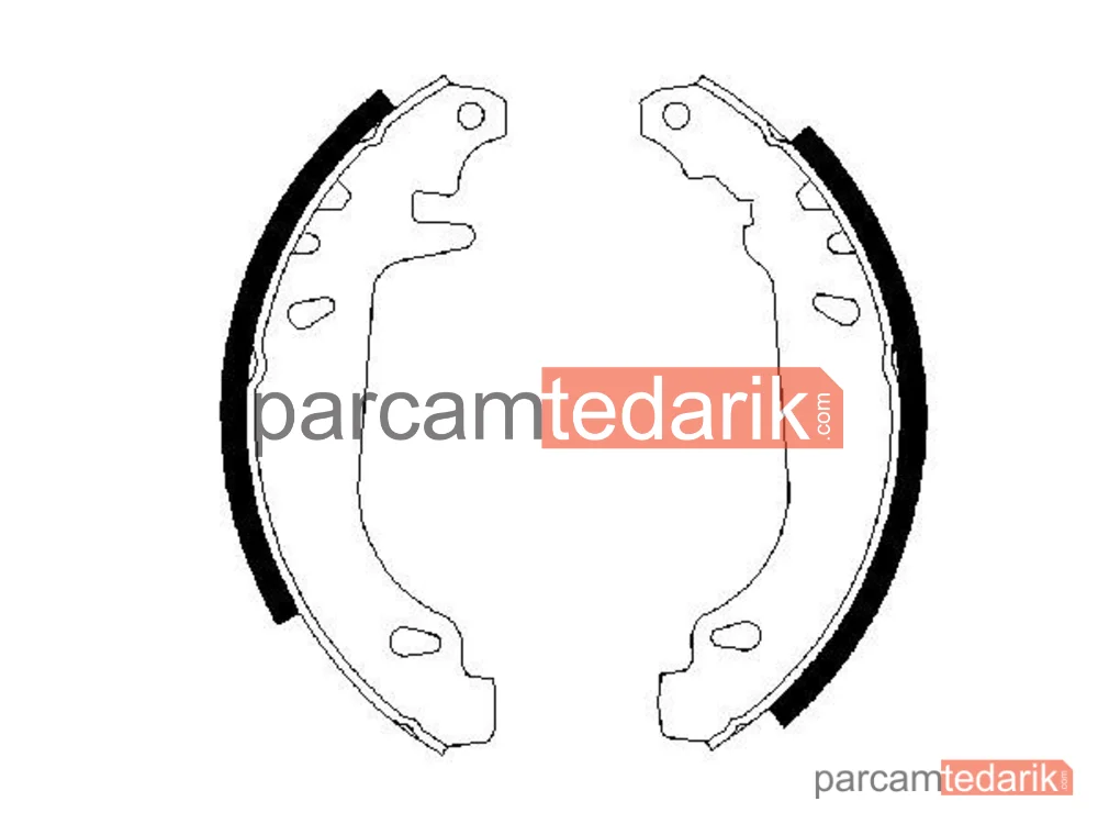 BOSCH 0986487272 | Fren Balatası — Renault 11, Renault Clio I, Renault 19 I