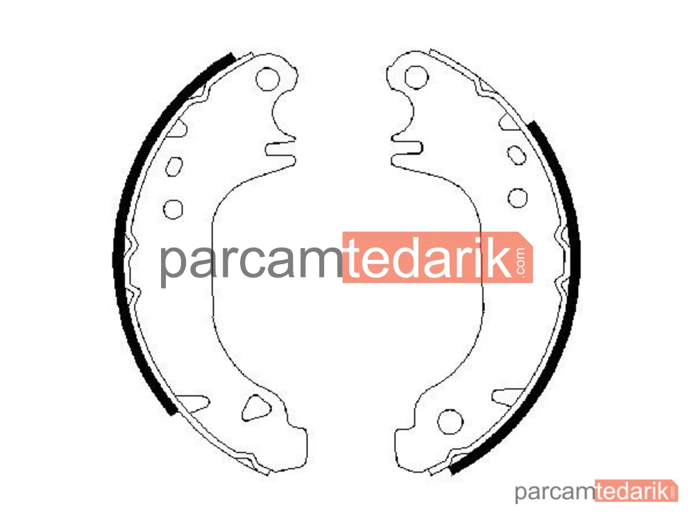 BOSCH 0986487274 | Fren Balatası — Peugeot 309 I, Peugeot 205 II, Peugeot 309 II