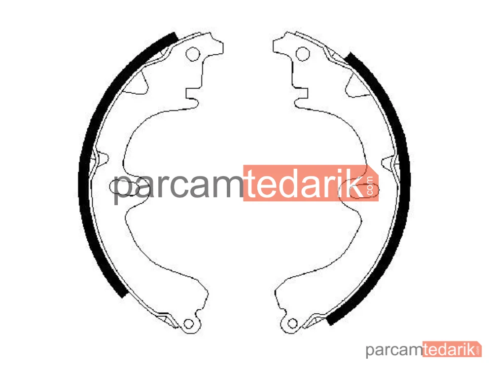 BOSCH 0986487277 | Fren Balatası (Arka) — Toyota Corolla Liftback, Toyota Corolla, Toyota Corolla Compact