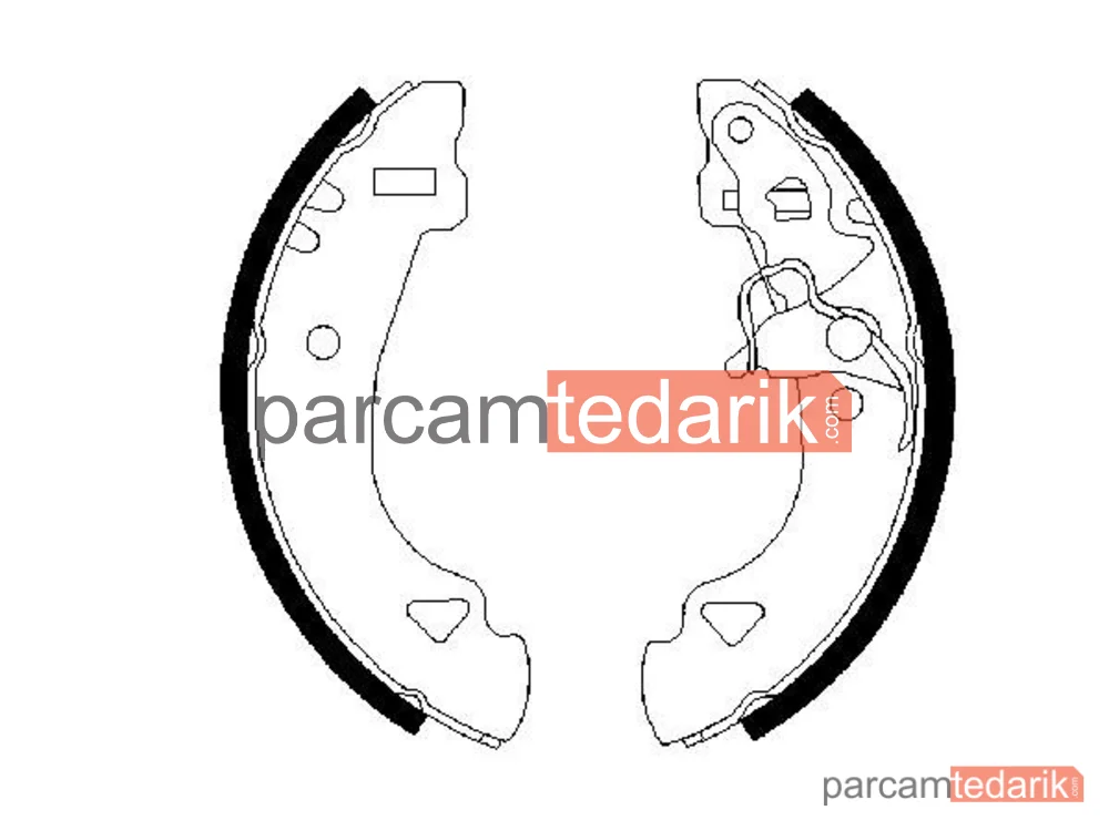 BOSCH 0986487331 | Fren Balatası — Fiat Panda, Fiat Uno, Lancia Y