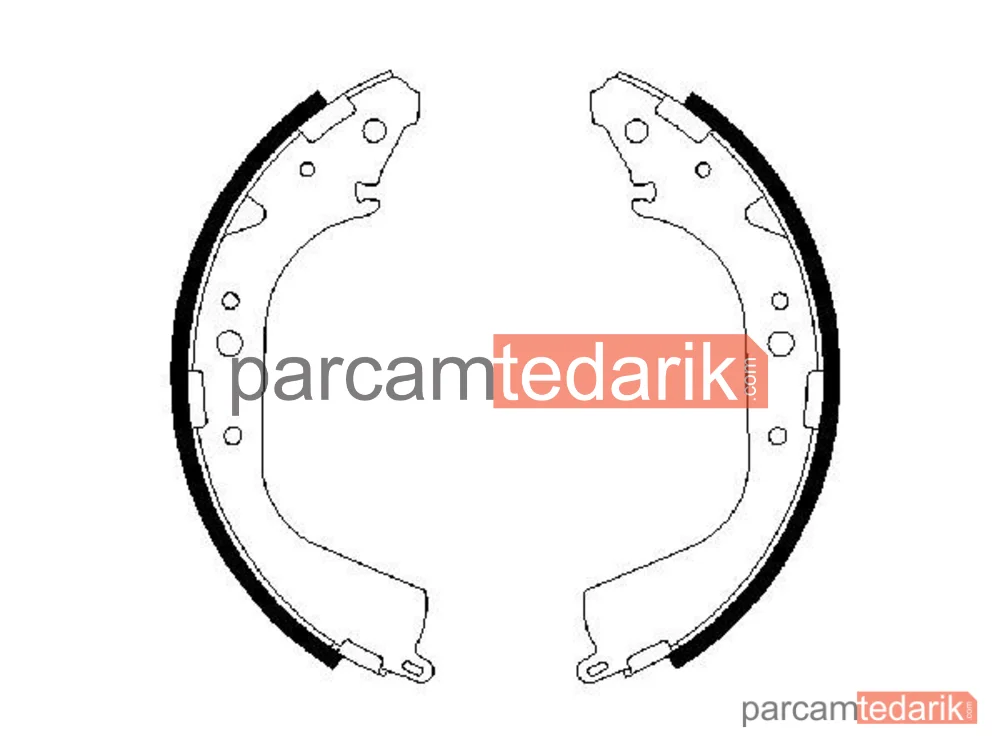 BOSCH 0986487414 | Fren Balatası — Toyota Land Cruiser, Toyota Hilux V Pick-Up, Toyota Hiace IV