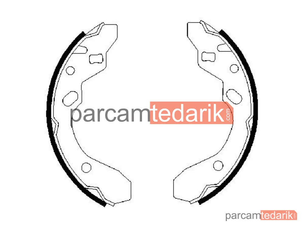 BOSCH 0986487417 | Fren Balatası — Mazda 323 S V, Mazda 323 C IV, Mazda 323 F V