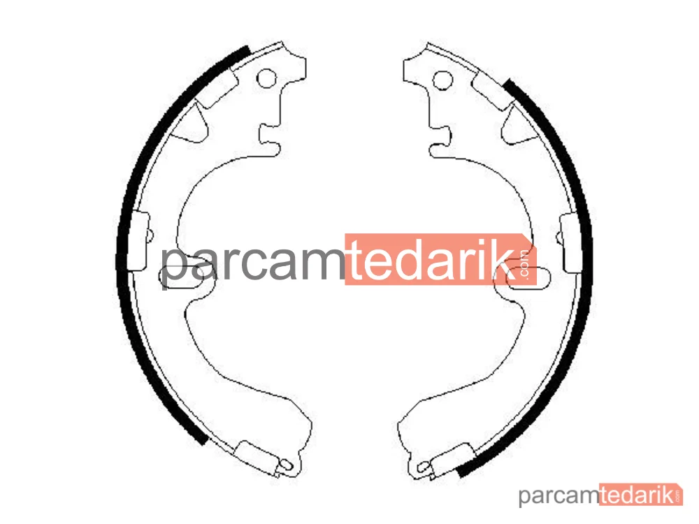 BOSCH 0986487422 | Fren Balatası (Arka) — Toyota Corolla, Toyota Corolla Liftback, Toyota Corolla Compact
