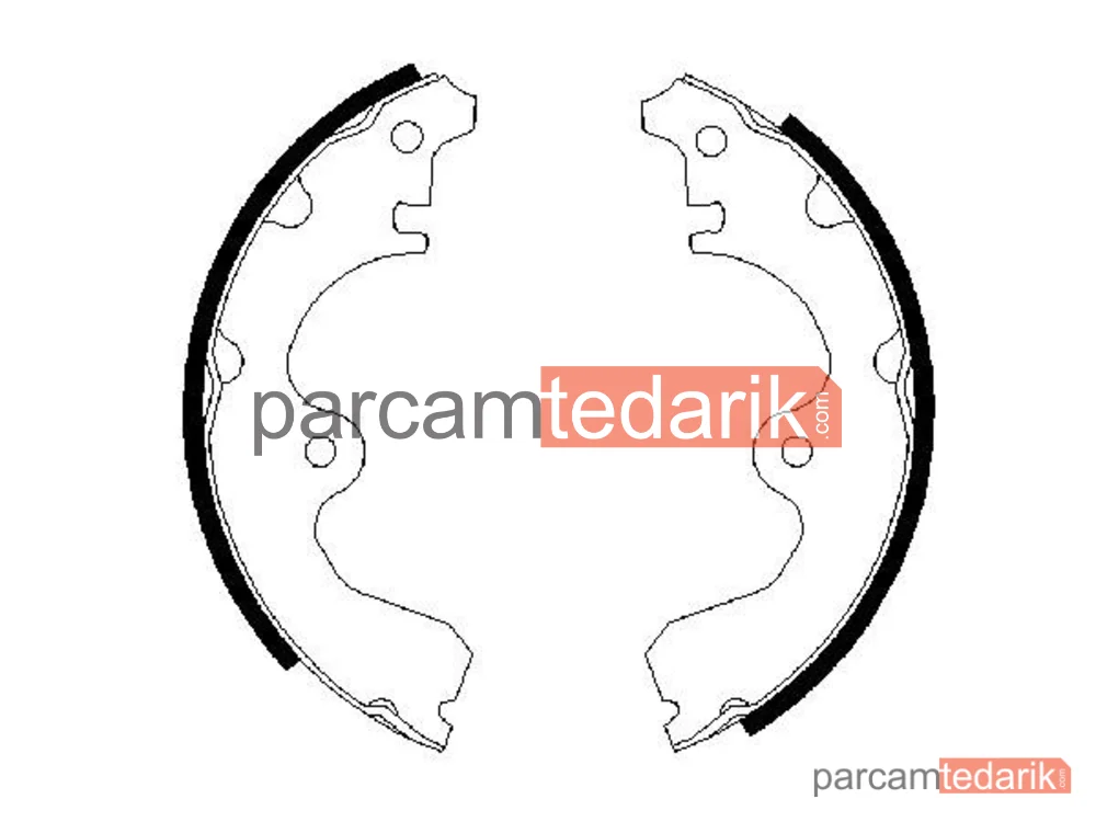 BOSCH 0986487474 | Fren Balatası (Arka) — Toyota Starlet, Toyota Paseo Cabrio, Toyota Paseo Coupe