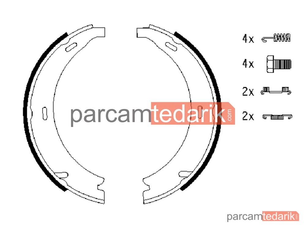 BOSCH 0986487543 | El Freni Teli — Mercedes-Benz 124, Mercedes-Benz E-Serisi, Mercedes-Benz 124 T-Model