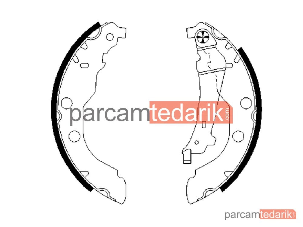 BOSCH 0986487549 | Fren Balatası — Peugeot 406, Peugeot 406 Break