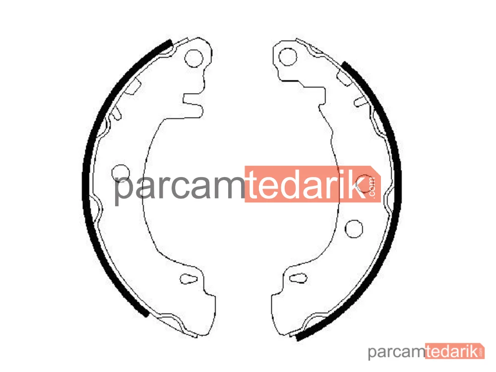 BOSCH 0986487550 | Fren Balatası — Renault Megane I, Renault Megane I Classic, Renault Megane I Coach