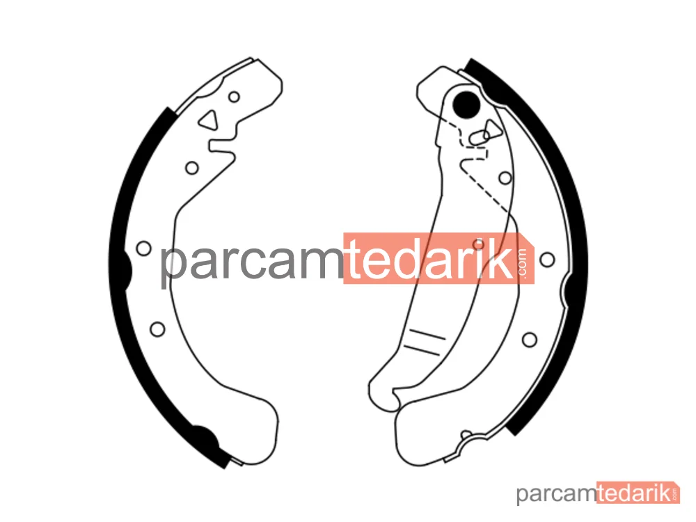 BOSCH 0986487554 | Fren Balatası (Arka) — Opel Astra F, Opel Astra G, Opel Astra F Kombi