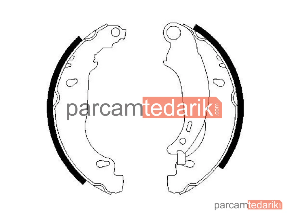 BOSCH 0986487568 | Fren Balatası — Peugeot 206, Peugeot 206+, Peugeot 206 SW