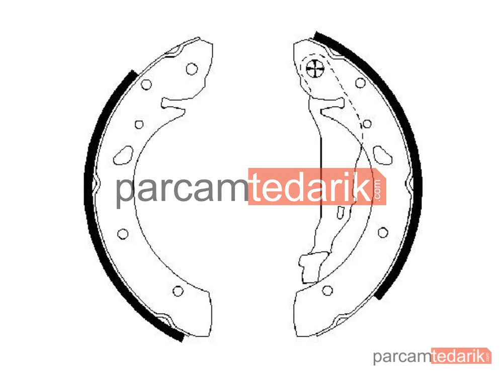0986487572 | Fren Balatası (Arka) — Toyota Avensis, Toyota Avensis Liftback