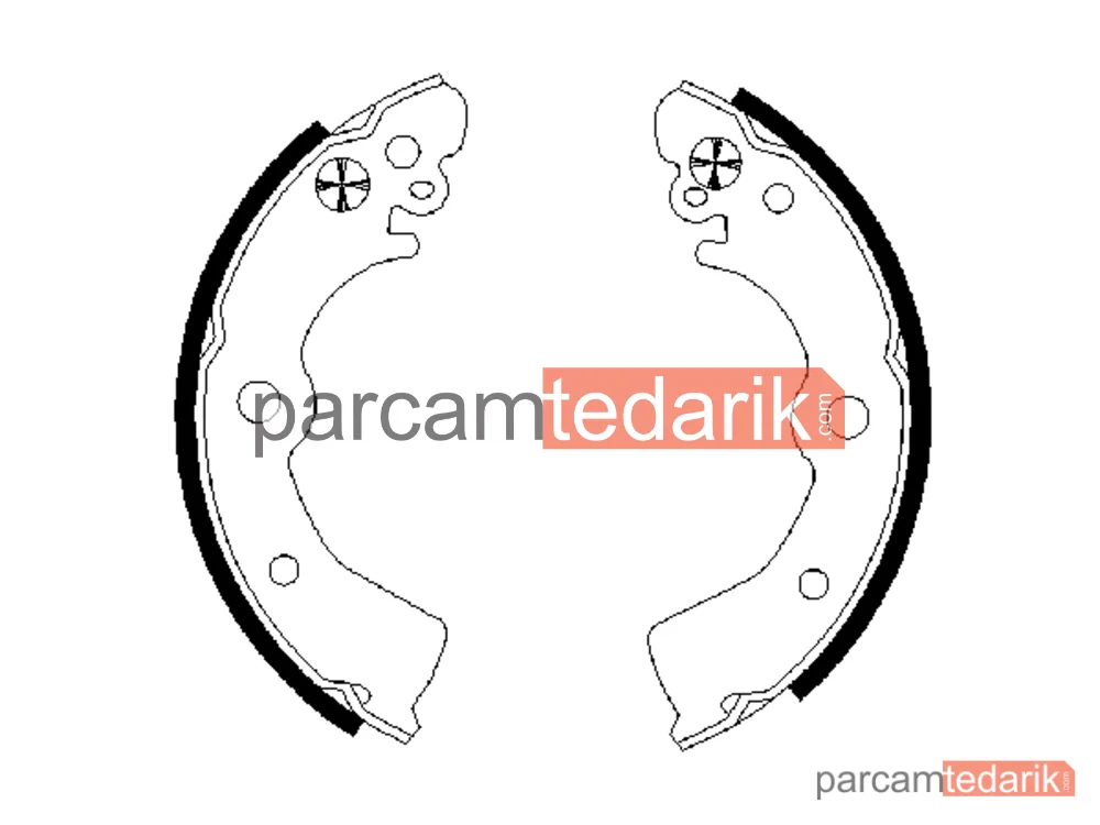 BOSCH 0986487578 | Fren Balatası — Nissan Sunny III, Nissan Almera I, Nissan Sunny III Liftback