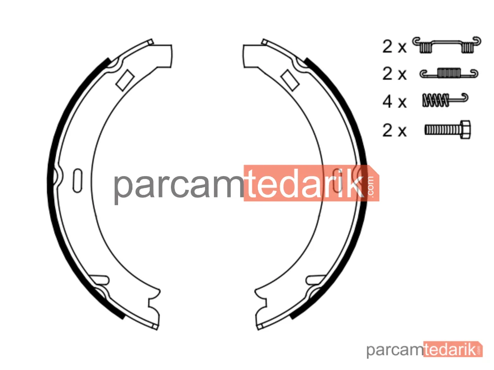 BOSCH 0986487582 | El Freni Teli — Mercedes-Benz C-Serisi, Mercedes-Benz C-Serisi Coupe