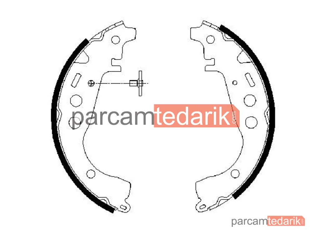BOSCH 0986487589 | Fren Balatası (Arka) — Toyota Hilux IV Pick-Up, Toyota Yaris, Toyota Yaris Verso