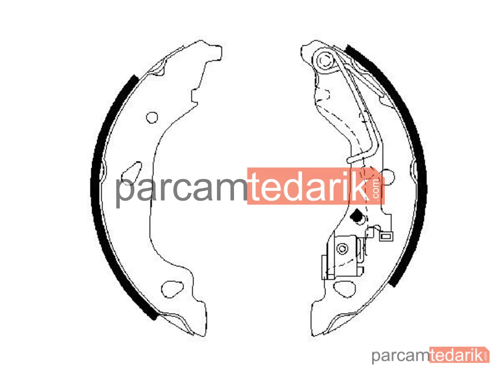 0986487596 | Fren Balatası — Fiat Punto, Fiat Punto Kasa/eğik Arka
