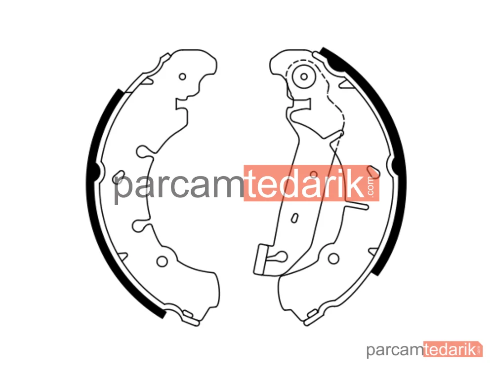 BOSCH 0986487599 | Fren Balatası (Arka) — Ford Fiesta IV, Ford Fusion, Ford Fiesta V