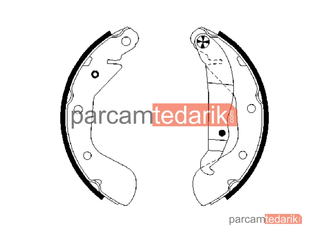 BOSCH 0986487614 | Fren Balatası (Arka) — Opel Corsa C, Opel Astra F