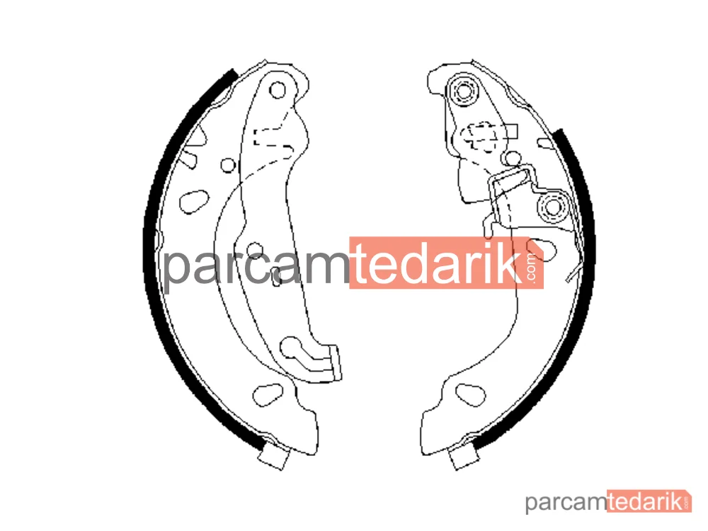 BOSCH 0986487624 | Fren Balatası — Ford Fiesta IV, Ford KA, Ford Fiesta