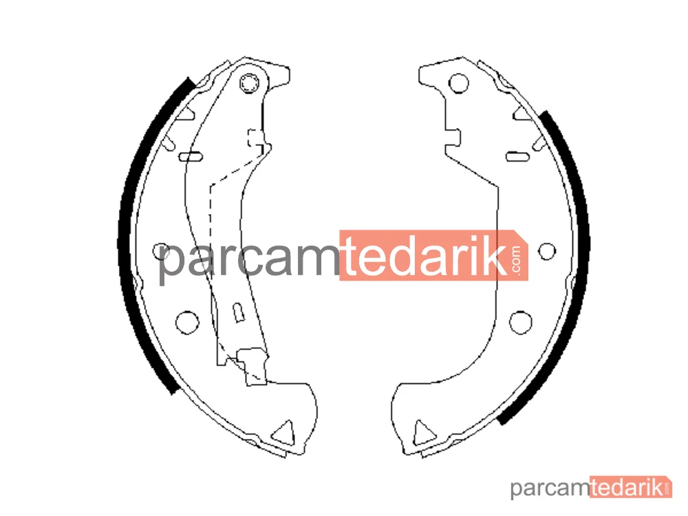 BOSCH 0986487626 | Fren Balatası (Arka) — Fiat Doblo Mpv, Fiat Doblo, Fiat Siena
