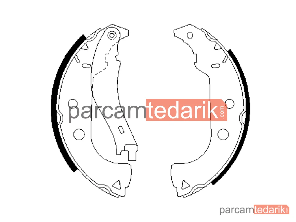 BOSCH 0986487629 | Fren Balatası — Fiat Strada Pick-Up, Fiat Fiorino, Fiat Palio Weekend