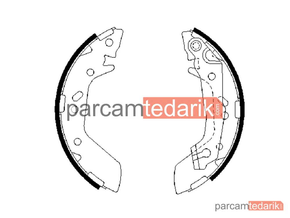 BOSCH 0986487655 | Fren Balatası — Hyundai Accent II