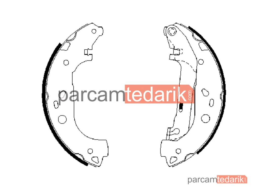 BOSCH 0986487667 | Fren Balatası — Ford Tourneo Connect, Ford Transit Connect