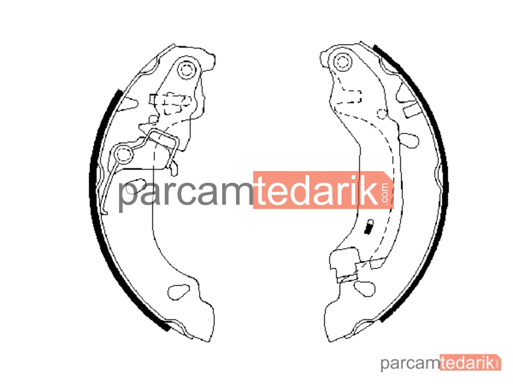 BOSCH 0986487669 | Fren Balatası (Arka) — Fiat Panda