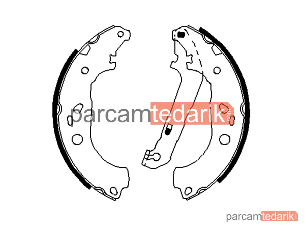 0986487696 | Fren Balatası — Ford Focus II, Ford Focus II Kombi Van, Ford Focus II Sedan