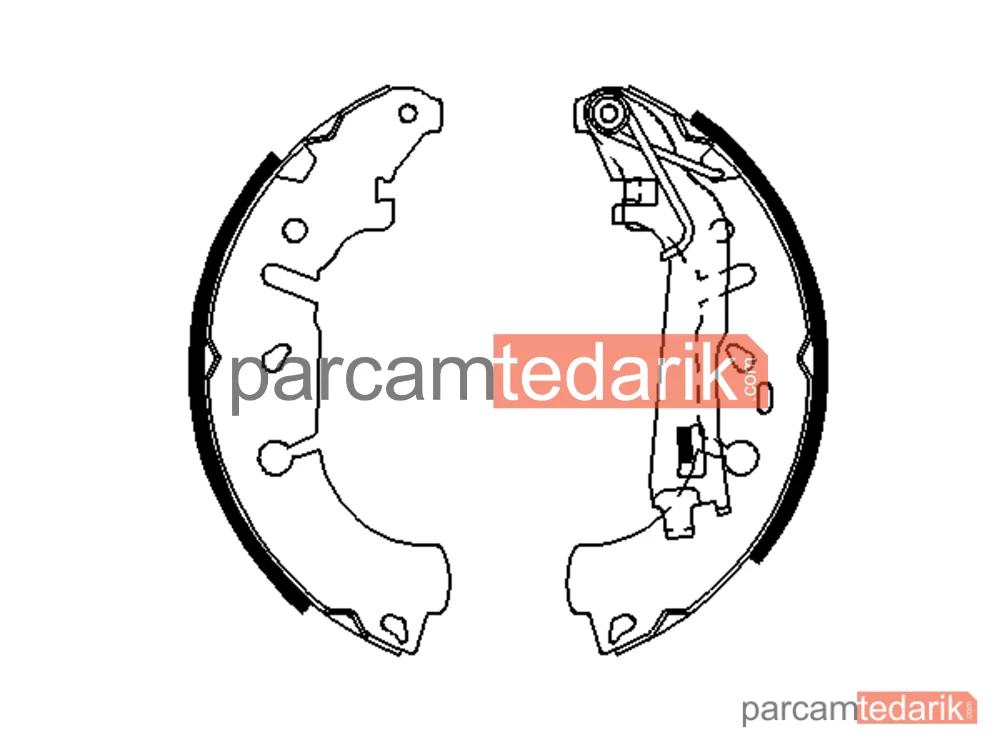 BOSCH 0986487703 | Fren Balatası (Arka) — Fiat Punto Evo, Opel Corsa E, Opel Corsa D