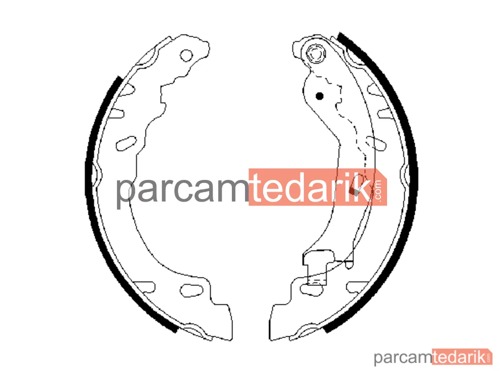 BOSCH 0986487704 | Fren Balatası — Fiat Panda, Fiat 500, Ford KA