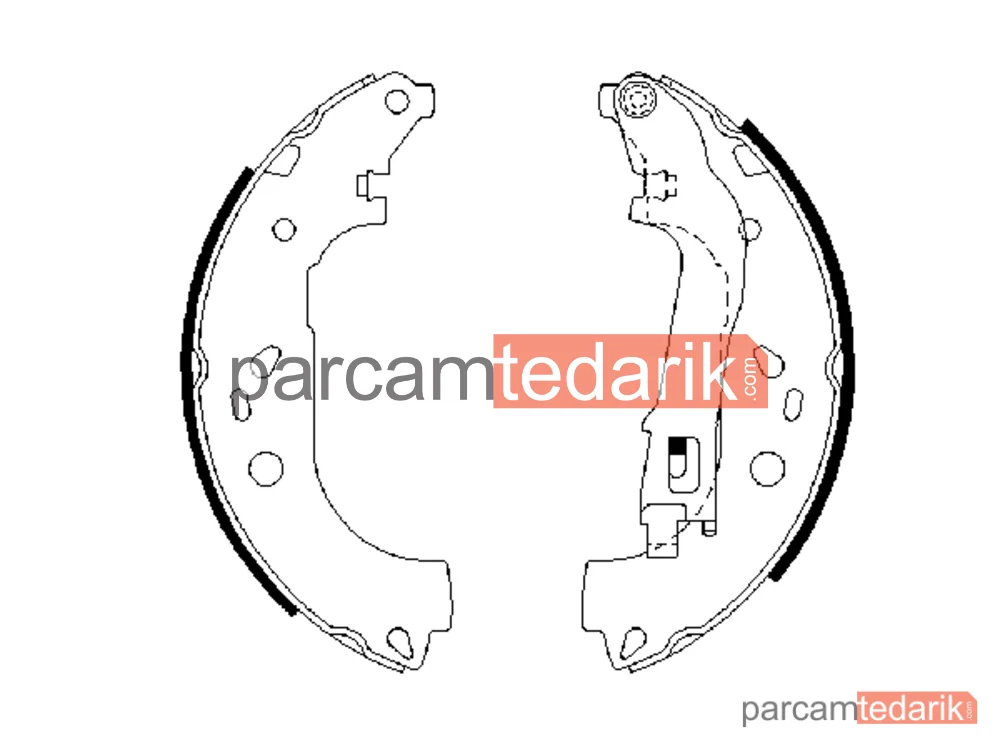 BOSCH 0986487717 | Fren Balatası (Arka) — Fiat Doblo Cargo, Fiat Doblo, Fiat Doblo