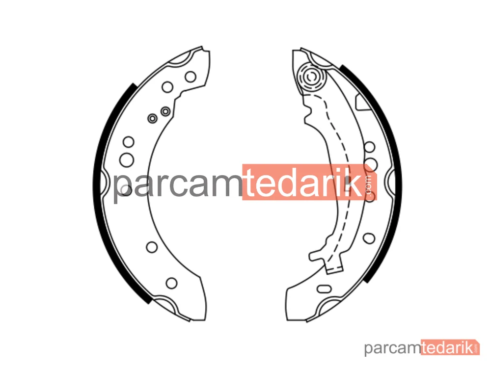 BOSCH 0986487746 | Fren Balatası (Arka) — Mitsubishi Colt VI, Smart Forfour