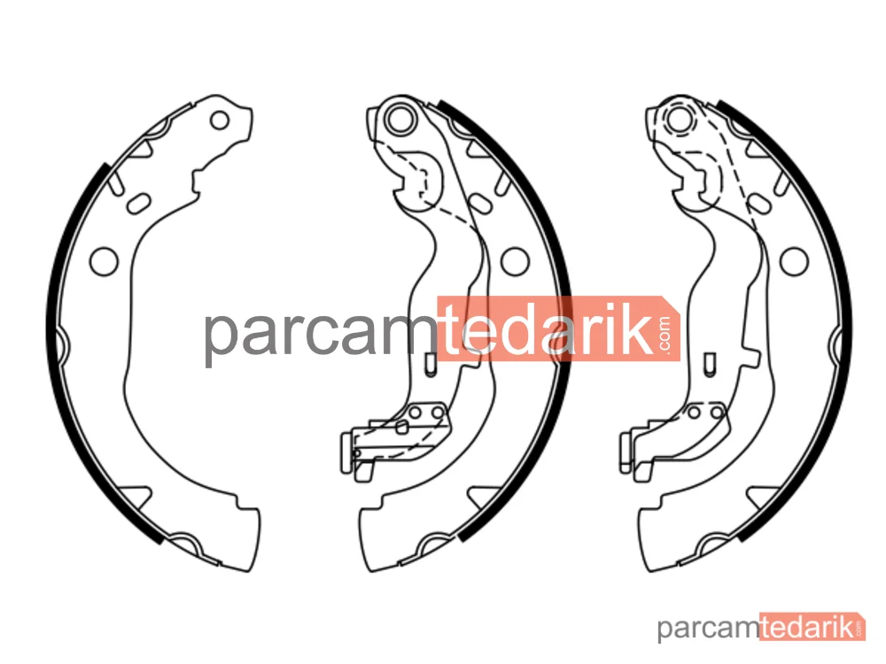 BOSCH 0986487774 | Fren Balatası (Arka) — Dacia Duster, Dacia Duster Kasa/suv, Renault Duster