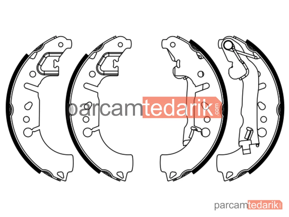 BOSCH 0986487956 | Fren Balatası (Arka) — Fiat Tipo, Fiat 500L, Fiat Egea