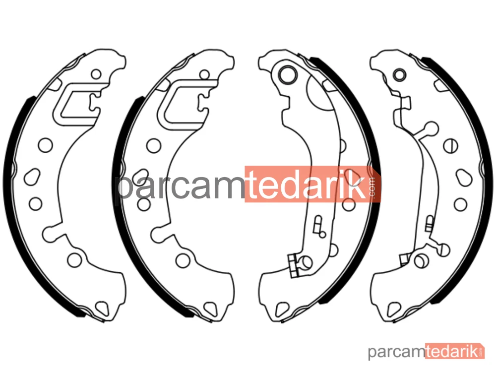 BOSCH 0986487961 | Fren Balatası — Ford Fiesta VII