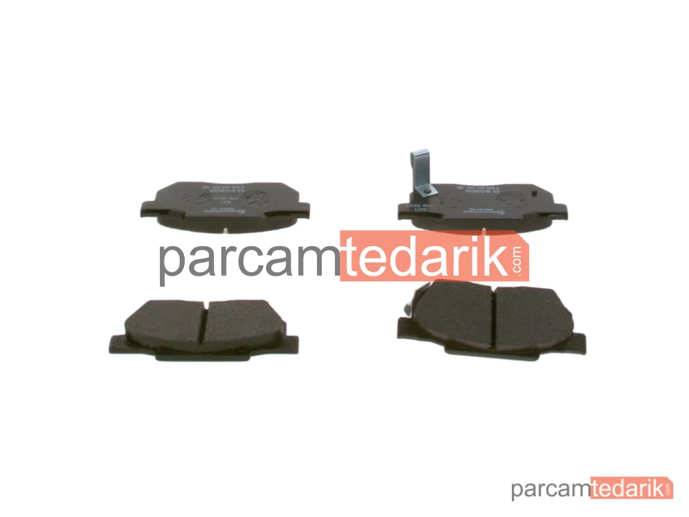BOSCH 0986490440 | Fren Balatası (Ön) — Honda Civic IV, Honda Prelude II, Honda Civic V