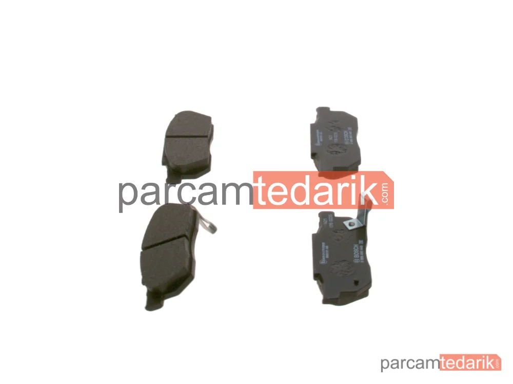 BOSCH 0986490440 | Fren Balatası (Ön) — Honda Civic IV, Honda Prelude II, Honda Civic V