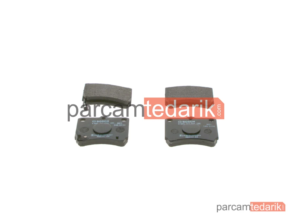 0986493550 | Fren Balatası (Ön) — Mazda 121 I, Kia Pride