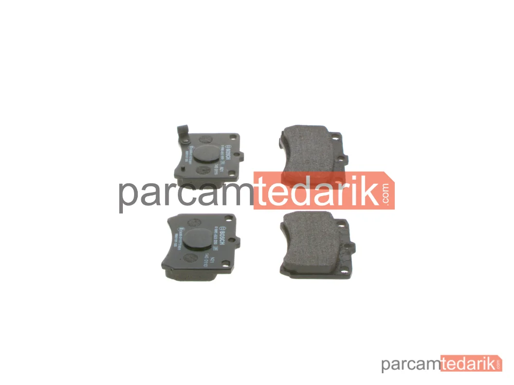 BOSCH 0986493550 | Fren Balatası (Ön) — Mazda 121 I, Kia Pride