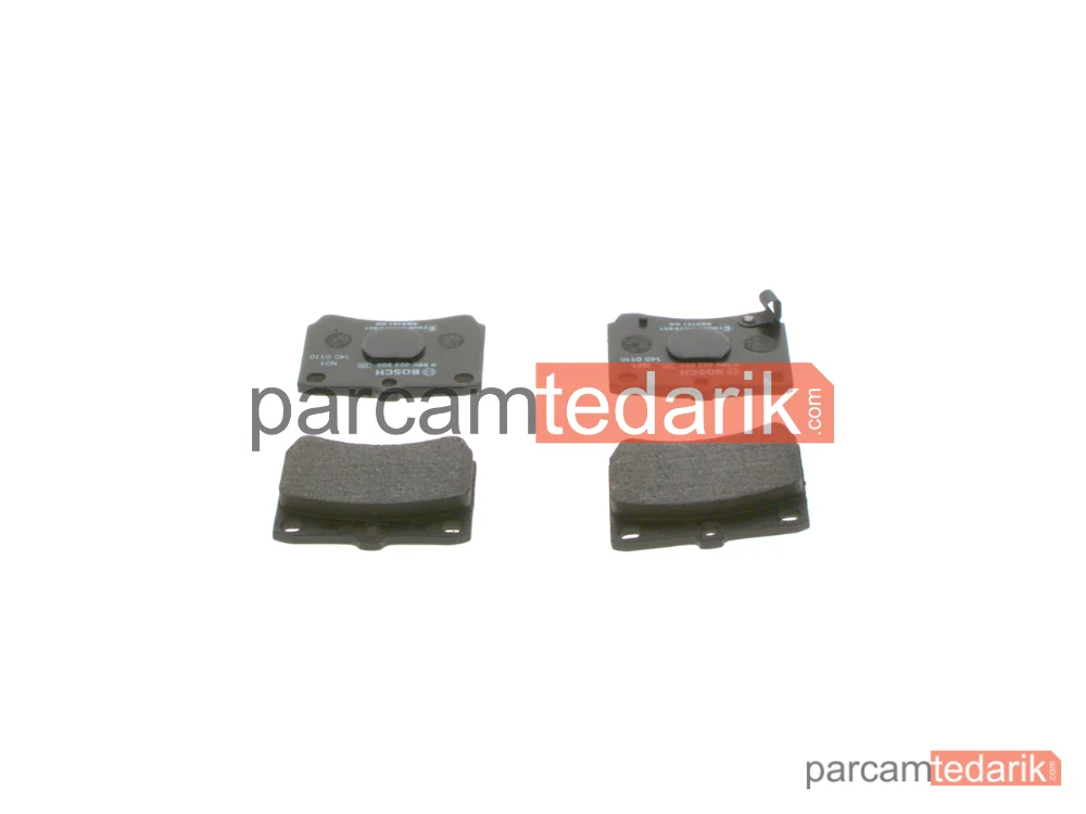 BOSCH 0986493550 | Fren Balatası (Ön) — Mazda 121 I, Kia Pride