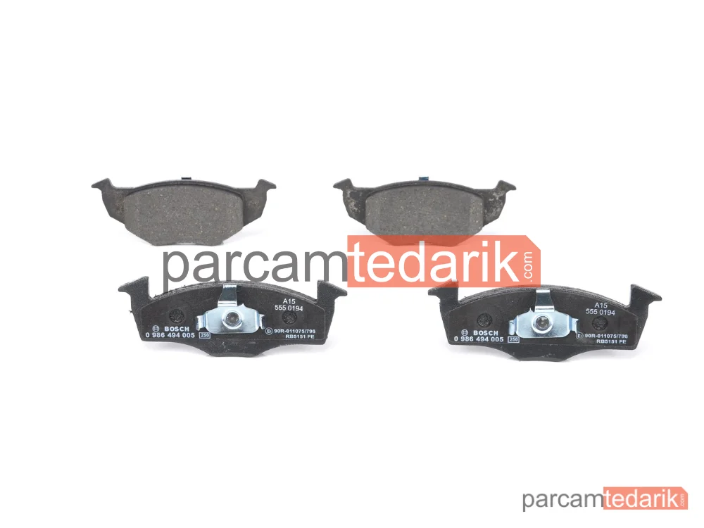 BOSCH 0986494005 | Fren Balatası — VW Polo III, Skoda Fabia I, Seat Arosa