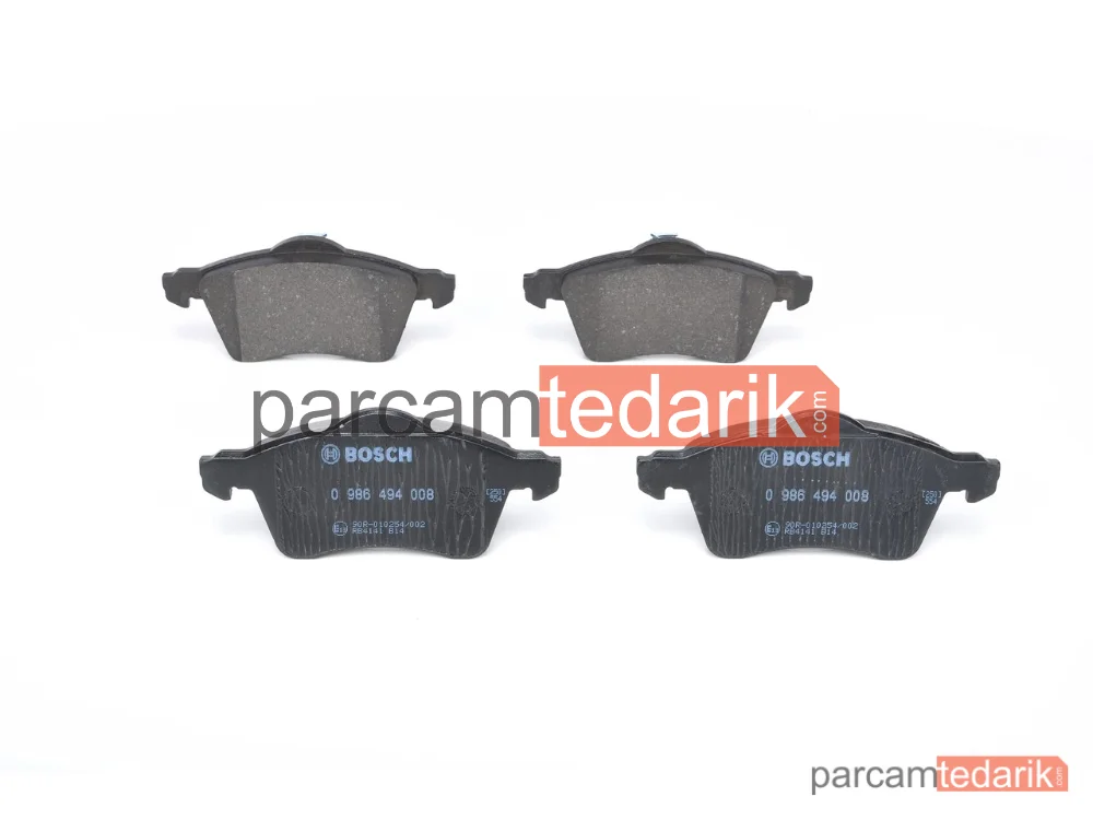 BOSCH 0986494008 | Fren Balatası (Ön) — VW Transporter T4, VW California T4 Camper