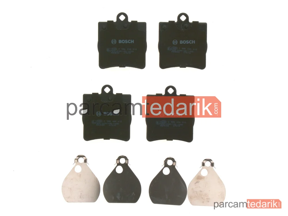 BOSCH 0986494016 | Fren Balatası (Arka) — Mercedes-Benz C-Serisi T-Model, Mercedes-Benz C-Serisi