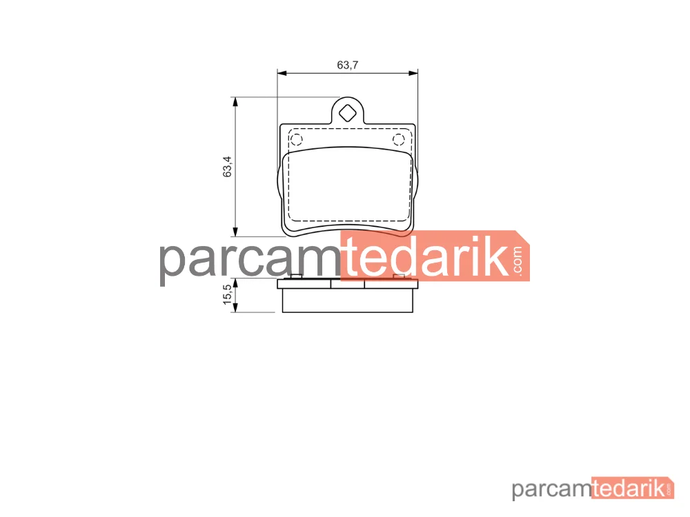 BOSCH 0986494017 | Fren Balatası (Arka) — Mercedes-Benz C-Serisi