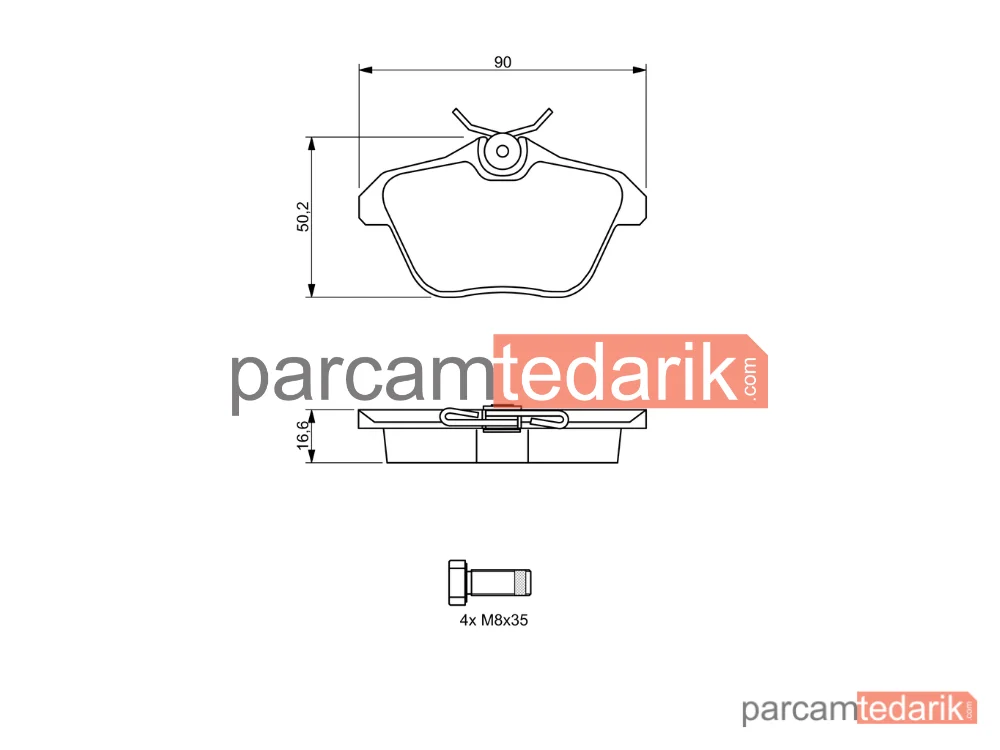 BOSCH 0986494020 | Fren Balatası (Arka) — Alfa Romeo 166, Lancia Kappa, Alfa Romeo 156