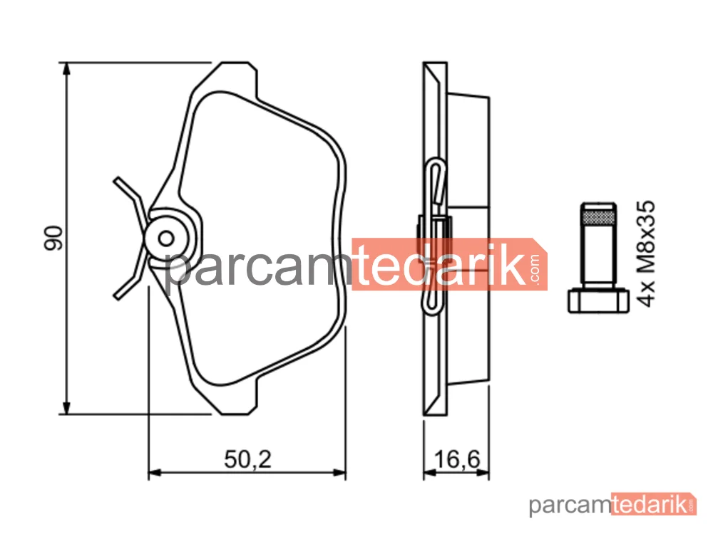 BOSCH 0986494020 | Fren Balatası (Arka) — Alfa Romeo 166, Lancia Kappa, Alfa Romeo 156