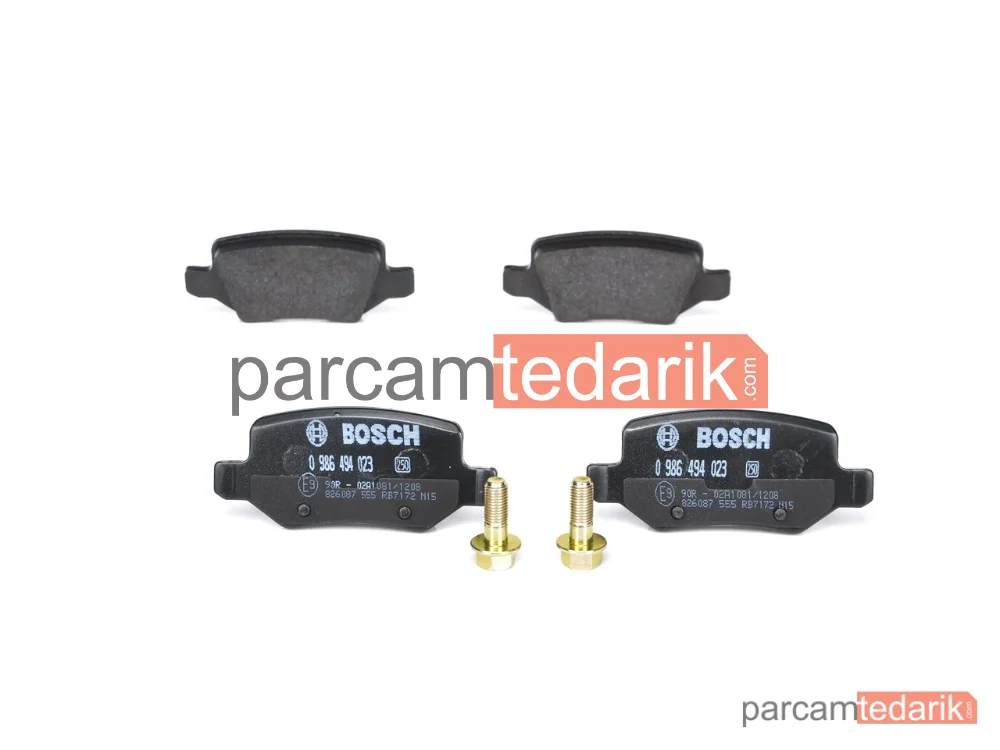 BOSCH 0986494023 | Fren Balatası (Arka) — Mercedes-Benz B-Serisi, Mercedes-Benz A-Serisi
